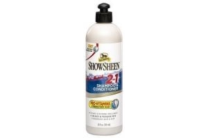 Absorbine ShowSheen 2-in-1 Horse Shampoo & Conditioner 591ml - pH balanced formula for sensitive skin