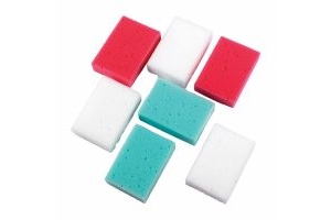 Lincoln Economy Sponge 7 pack Assorted Colours
