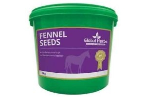 Fennel Seeds Global Herbs supports normal digestion Horse Supplement Equestrian