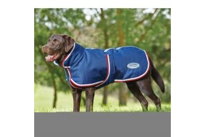 WeatherBeeta Parka 1200D Deluxe Dog Rug Navy/Red/White