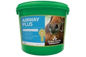 Global Herbs AIRWAY PLUS The All-Round Respiratory Support Horse Supplement 1Kg