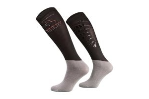 Adults Silicone Grip Socks Black