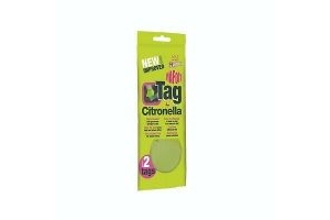 Naf Off Citronella Tag - TWIN PACK - waterproof Easy to Attach FREE UK Shipping