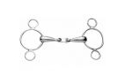 Korsteel French Link Two Ring Dutch Gag - 5 inches