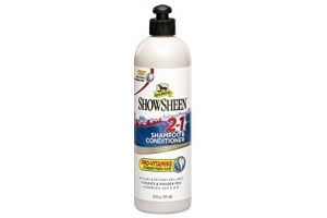 Absorbine Unisex's Show Sheen 2-in-1 Shampoo and Conditioner, White, 591 ml