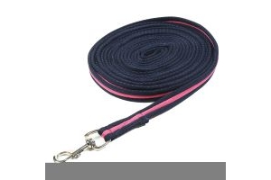 Wessex Cushion Web Lunge Line Navy/Pink