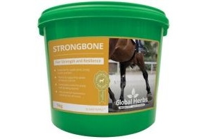 Global Herbs StrongBone, 1kg Tub, For Strong Joints, Horse Feed Supplement