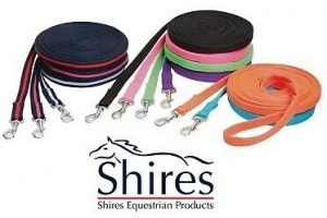 HORSE LUNGE LINE Padded Comfort Shires Cushion Web Lunging Line  26ft Long