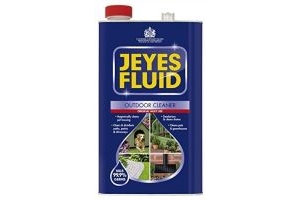 Jeyes Fluid Outdoor Cleaner & Disinfectant for Paths, Patios, Driveways, Pet Housing & Unblocking Drains, 5 Litre