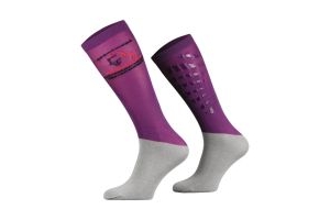 Adults Silicone Grip Socks Violet