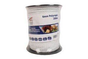 Electric Polyrope White 200m