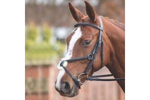 Shires Aviemore Mexican Bridle - Havana - Full