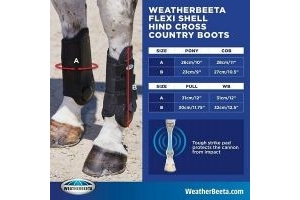 Weatherbeeta Flexi Shell HIND Cross Country Boots XC Eventing Horse Protection