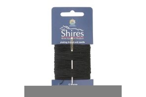 Shires Plaiting Thread Card Black