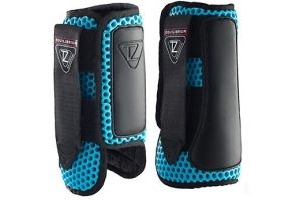 Equilibrium Tri-Zone Impact Sports Boots Lightweight Front Leg Protection BLUE