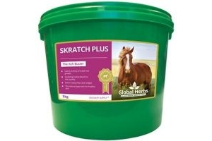GLOBAL HERBS SKRATCH PLUS HORSE PONY COB ITCHY SKIN SUPPLEMENT