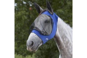 Deluxe Stretch Eye Saver With Ears Royal Blue/Black