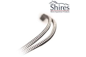 Shires Aviemore Split Diamante Browband - Black - Full