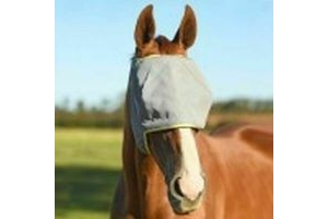 EQUILIBRIUM  FIELD RELIEF MIDI FLY MASK WITHOUT EARS GREY OR BLACK
