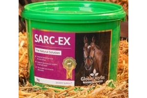 Global Herbs Sarc-Ex Sarcoid Soothes Skin Lumps Immune System Horse Supplement