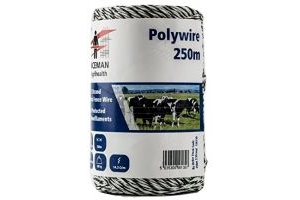 Fenceman Polywire Electric Fence Wire 3 Strand 250m