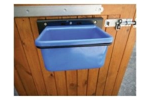 Horslyx 5KG Stable Shelter Door/Wall Fixing Lick Holder One Size Blue 