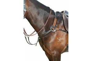 Kincade Leather 5 Point Breastplate Brown