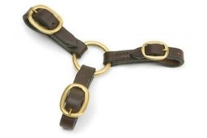 THREE WAY LEATHER COUPLINGS | Shires Blenheim Leather SHOWING LEAD REIN CONTROL