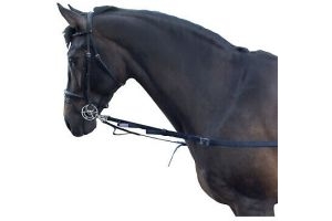 Whitaker Elasticated Side Reins For Horses Encourages Proper Positioning Navy