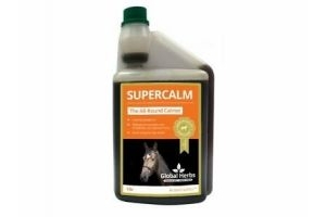 Global Herbs Super Calm Calmer Liquid - For Horses and Ponies - 1 litre - BN