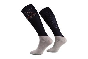 Adults Silicone Grip Socks Navy