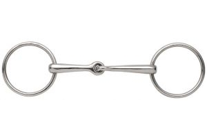 Shires Jointed Mouth Loose Ring Snaffle