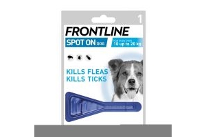 Generic Frontline® Spot On Dog Flea & Tick Preventative Treatment Medium Dog