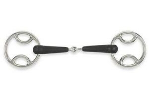 Shires Equikind+ Bevel Jointed Mouth Snaffle Bit | Horse Bit | 3 Sizes