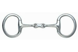 Shires French Link Eggbutt Snaffle  | Horse Bit  | Stainless Steel | 4 Sizes