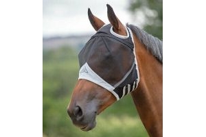Shires Fine Mesh Fly Mask With Ear Hole