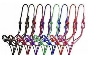 Natural Horsemanship Rope Halters Headcollars Knotted to fit Shires/Horse/Pony