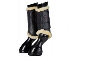 LeMieux Fleece Lined Brushing Boots - Dressage Schooling Hacking Boots