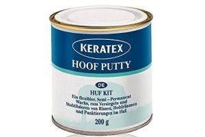 Keratex hoof kit. Hoof putty. 200g hoof kit for shielding and stabilising cracking, cavities and punctures on the hoof.