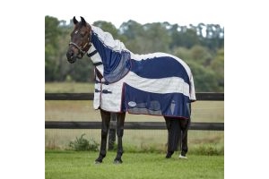 Breeze With Surcingle IV Combo Neck Sheet White/Navy/Red