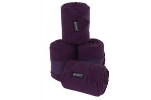 Roma Thick Polo Bandages - 4 Pack - Purple