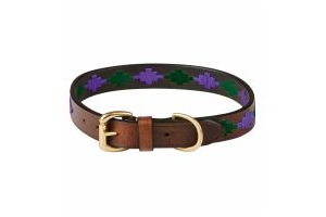 Polo Leather Collar Beaufort Brown/Purple/Teal