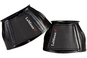 LeMieux Unisex's Rubber Bell Pair Over Reach Boots, Black, Large