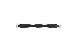 Shires Anti-Chafe Contour Girth with Elastic Black
