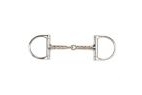 Korsteel Copper Roller Jointed D Ring Snaffle - 5.5 inches