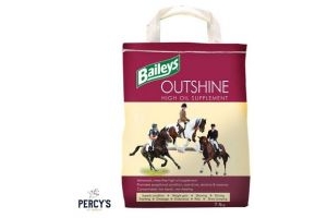 Baileys Outshine High Oil Supplement Horse Food Equine Feed Non-Heating 6.5kg