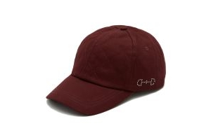 Horze Womens Quilted Cap Burgundy Red Mahogany