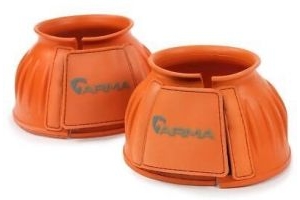 Shires ARMA Touch Close Over Reach Boots - Orange