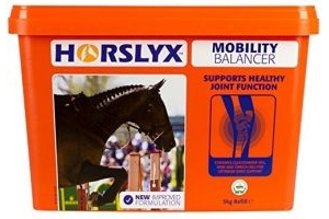 Tigerbox® & Horslyx Mobility Balancer Lick 4 x 5Kg Refill Pack for Healthy Joint Function and Contains Glucosamine HCL, MSM and Omega Oils for Optimum Joint Support & Antibacterial Pen.