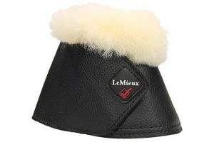 LeMieux Bell Boots Leather Wrapround in size: L (EU).